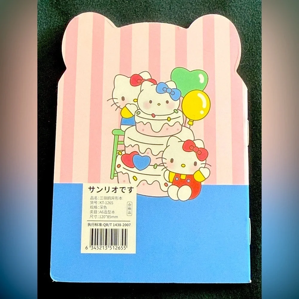 Hello Kitty Birthday Party Small Notebook with Unique Cute Multicolor Design